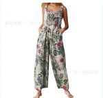 salopette femme legere motif blanc - Vignette | Salopette Forever™