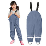 salopette impermeable enfant grise - Vignette | Salopette Forever™