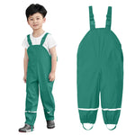 salopette impermeable enfant verte - Vignette | Salopette Forever™