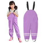 salopette impermeable enfant violette - Vignette | Salopette Forever™