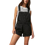 salopette short femme noire - Vignette | Salopette Forever™