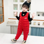 salopette ski enfant rouge - Vignette | Salopette Forever™