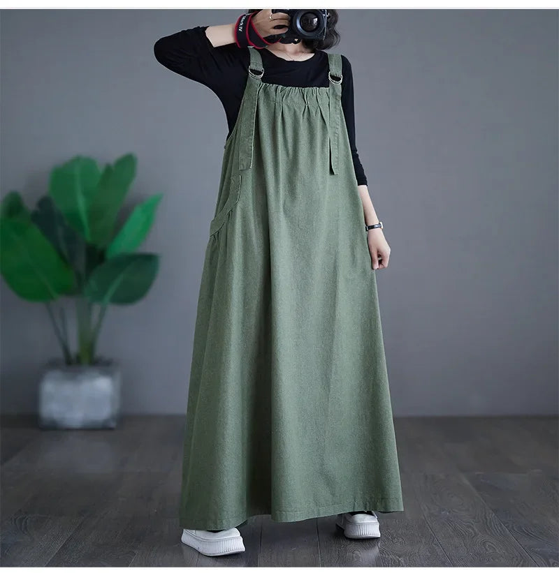 robe salopette noire