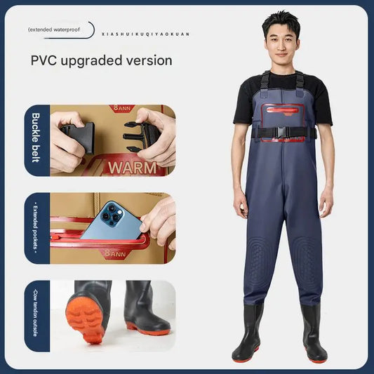 salopette peche bleu foncé