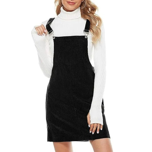 jupe salopette noire