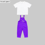 salopette fille violette - Vignette | Salopette Forever™
