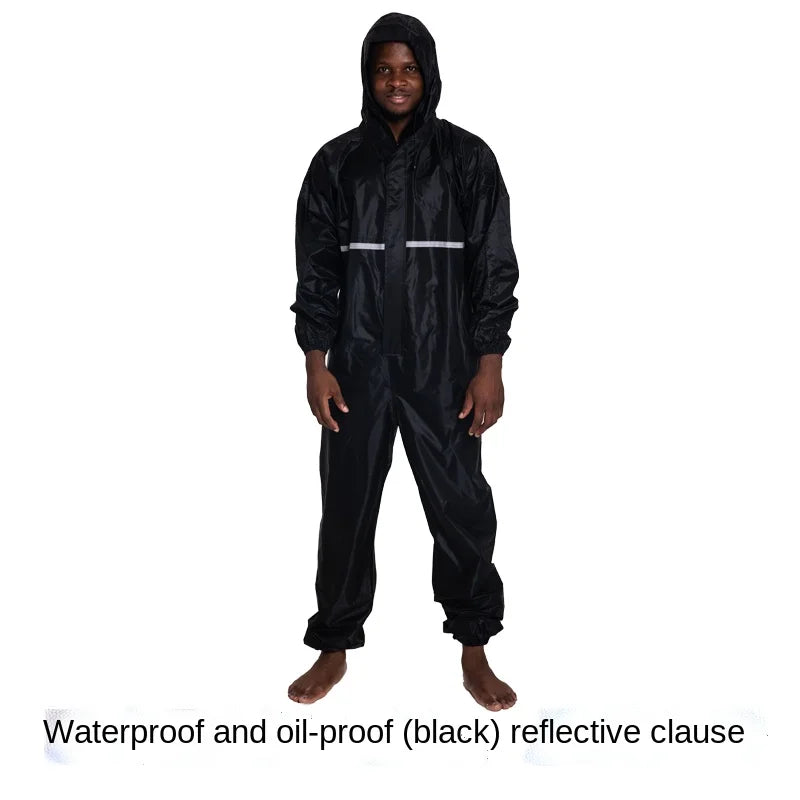 salopette imperméable noire