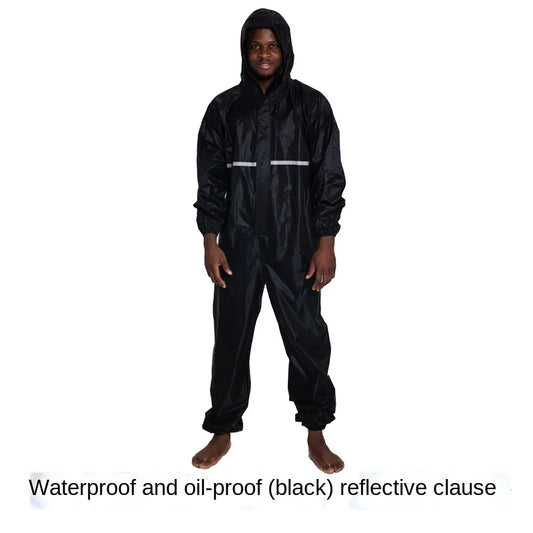salopette imperméable noire