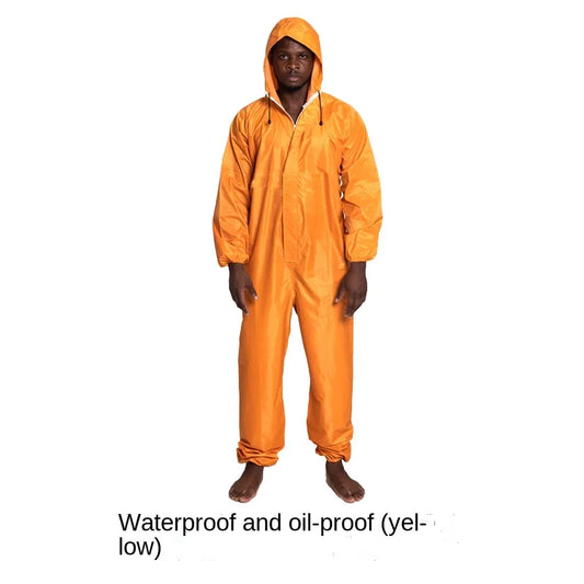 salopette imperméable orange