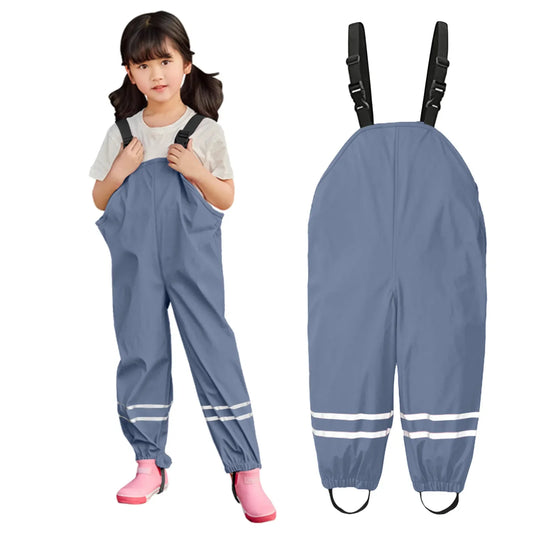 salopette impermeable enfant grise