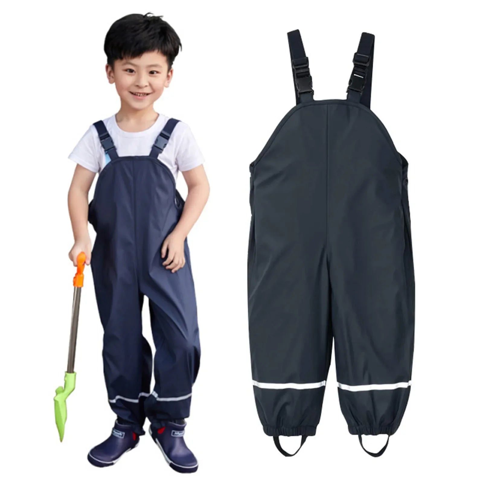 salopette impermeable enfant noire