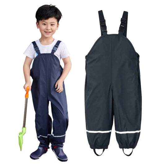 salopette impermeable enfant noire