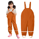 salopette imperméable enfant orange - Vignette | Salopette Forever™
