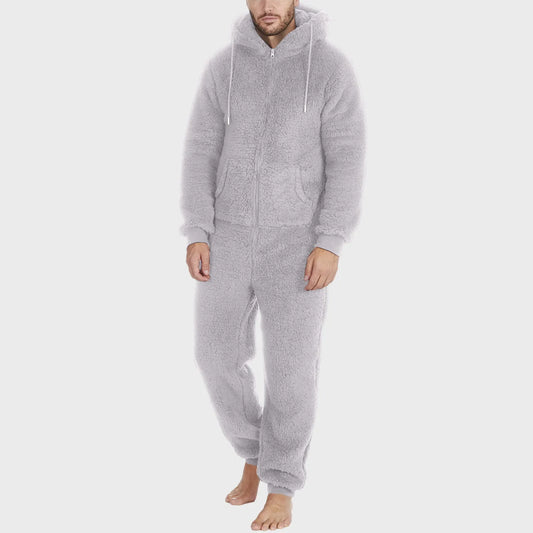 salopette pyjama gris