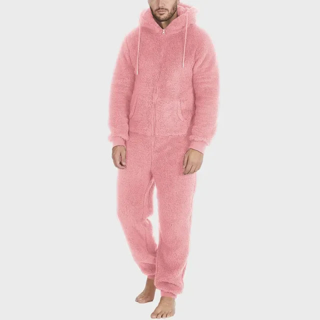 salopette pyjama rose
