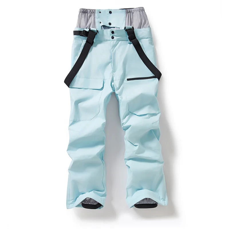 salopette ski femme bleu 2