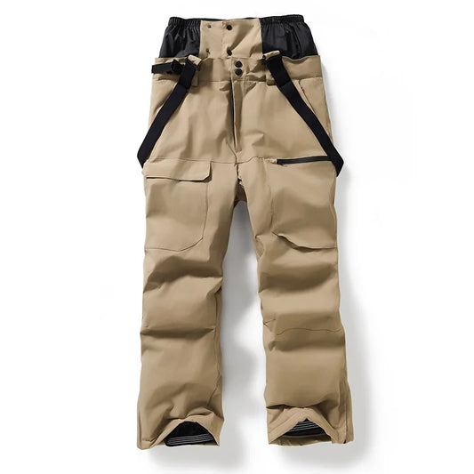 salopette ski femme khaki