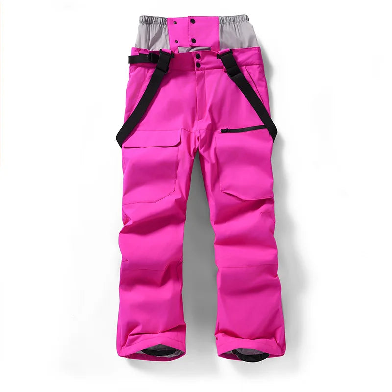 salopette ski femme magenta