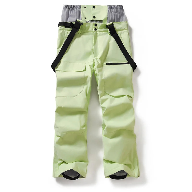 salopette ski femme verte