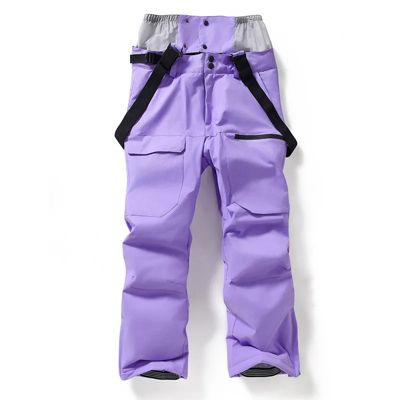 salopette ski femme violette
