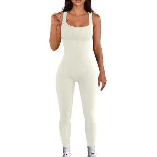 salopette sport longue blanche